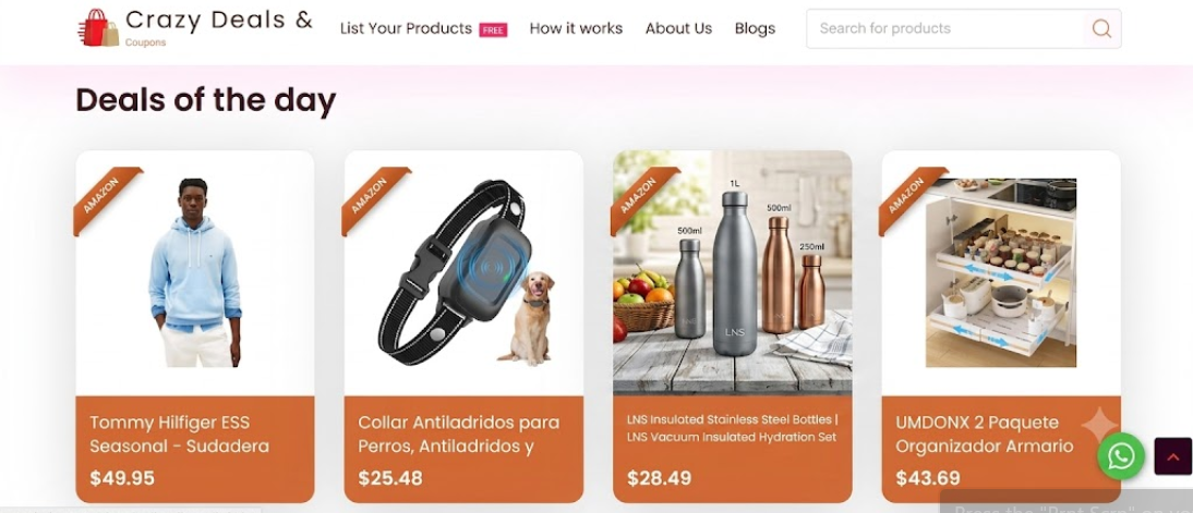 Crazy Deals coupons & Offers